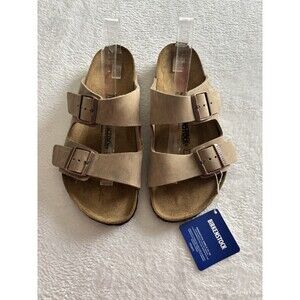 Birkenstock Arizona Sandal Unisex Oil Base Regular Fit Taupe Men 8